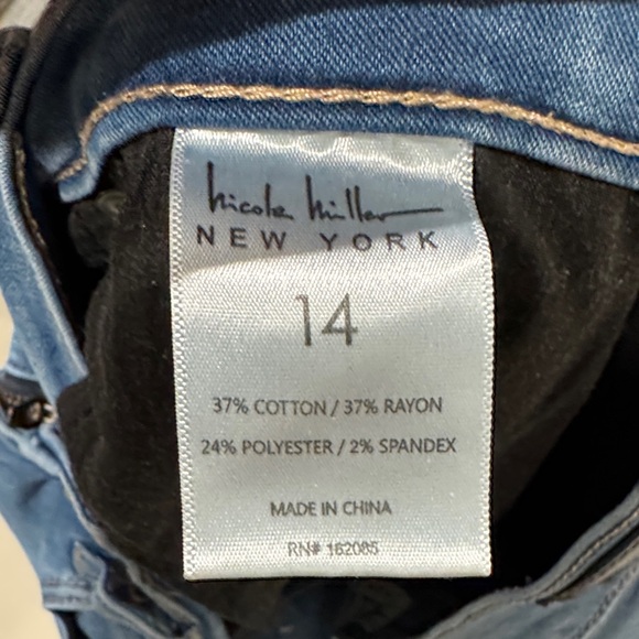 Nicole Miller Blue Skinny Jeans - Picture 5 of 5